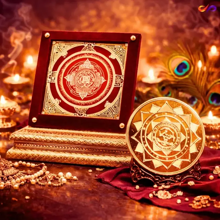 Lalitha Kanak Chakra + Rajlakshmi Swarn Yantra