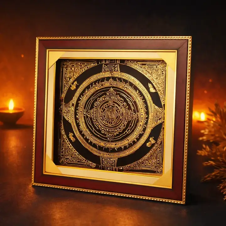 Dhanaakarshan Mahayantra + Akshay Kuber Vajra view 3