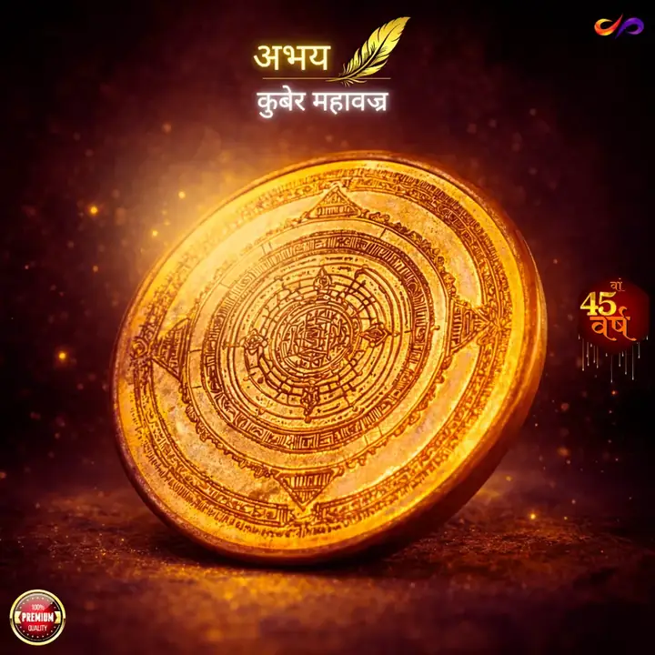 Dhanaakarshan Mahayantra + Abhay Kuber Vajra view 2