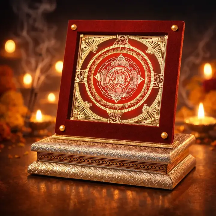 Lalitha Kanak Chakra + Akshay Kuber Vajra + Abhay Kuber Vajra + Rajlakshami Swarn Yantra view 3